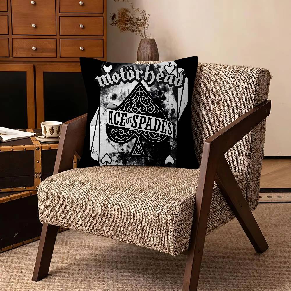 Rock Band MMotorhead Наволочка Подушка Чехол для подушки Обивка Диван Плед Декор для дома Наволочка
