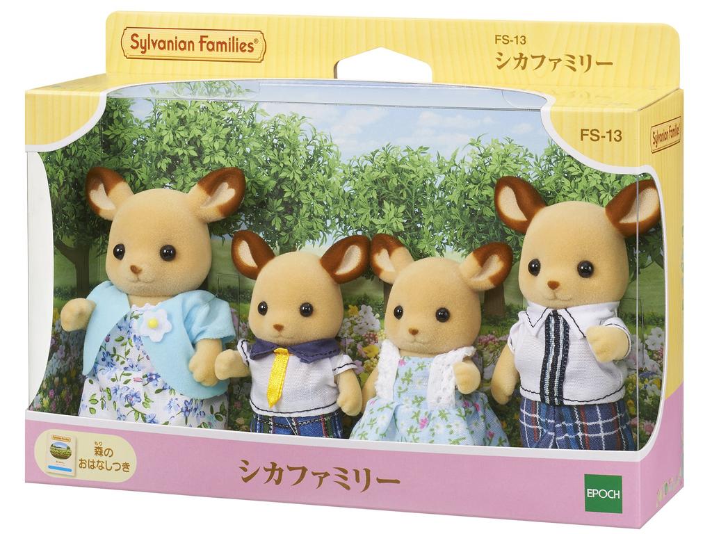 Кукла Sylvanian Families ST Mark Сертификация Возраст Игрушка Кукольный домик Sylvanian Families EPOCH [Deer Family] FS-13 3+