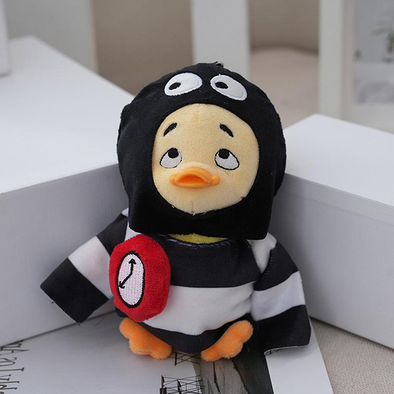 1 шт. плюшевый брелок утка школьный рюкзак кулон большие утки смешные грустные утки мультфильм шарм для мальчиков девочек торговый автомат