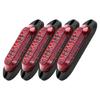 LED Strips Side Marker Lamp For Heavy Vehicles 12V-24V System Shock Resistant Lens Technology Safety Enhancement Light