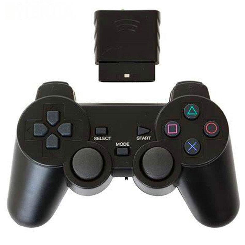 Беспроводной Геймпад Для Контроллера Ps2 Для Консоли Playstation 2 Джойстик 2.4G Двойная Вибрация Ударопрочный Joypad Usb Игровой для ПК