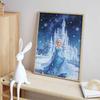 Disney Diamond Painting Art Mosaic Kit Princess Elsa Castle Snowflake Handmade diy5D Home Decor Gift