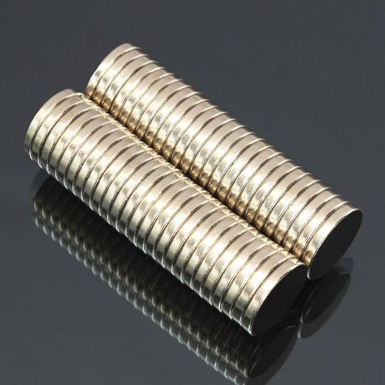 50Pcs Multi-purpose Round Disk Super Strong Rare Earth N52 NdFeB Strong Magnets