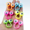 Funny Finger Children's Eye Ring Toy Novelty Creative Plastic Finger Ring Eye Swing Party Gift Party Mischief Tool