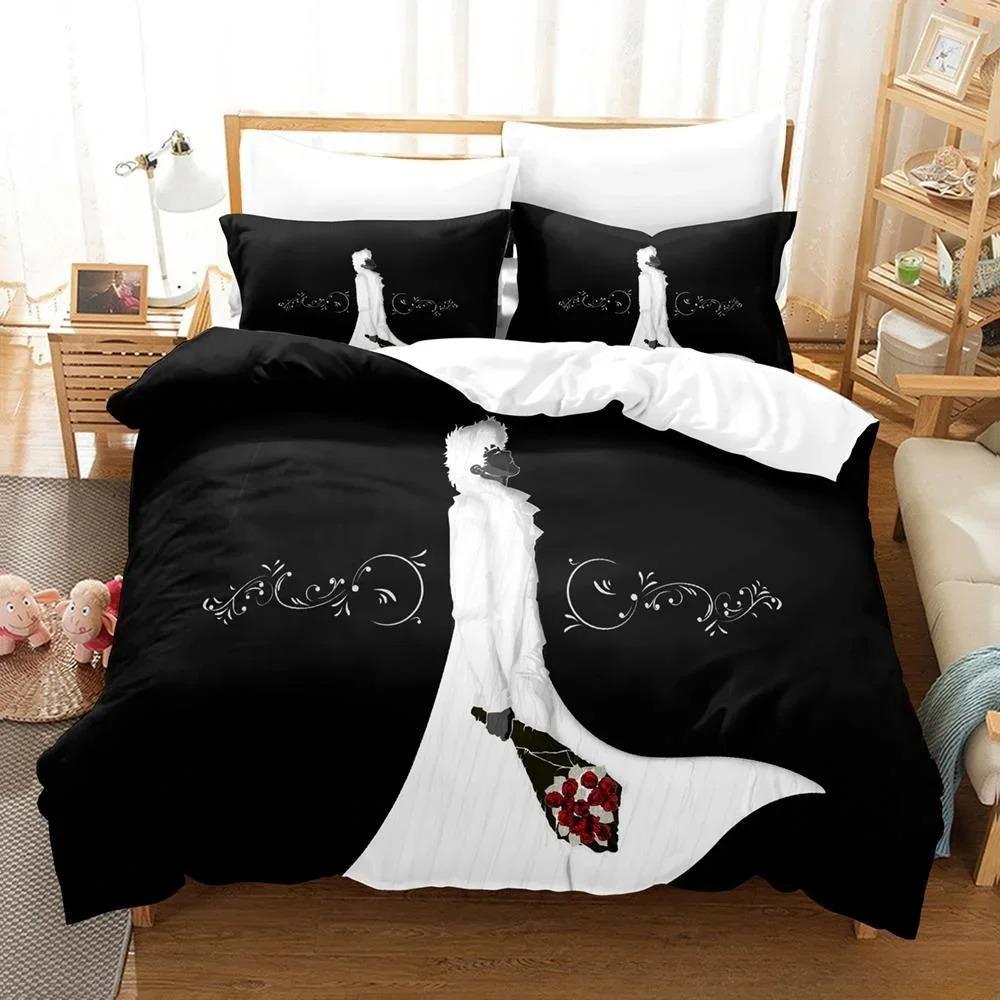 Модный 3D-печатный игровой комплект постельного белья Cowboy Bebop с рисунком из мультфильма «Аниме» из трех предметов для взрослых и детей, для спальни, пододеяльник, наборы домашнего текстиля