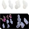 4pcs White Musical Note Silicone Mould Silicone Silicone Mould Candle