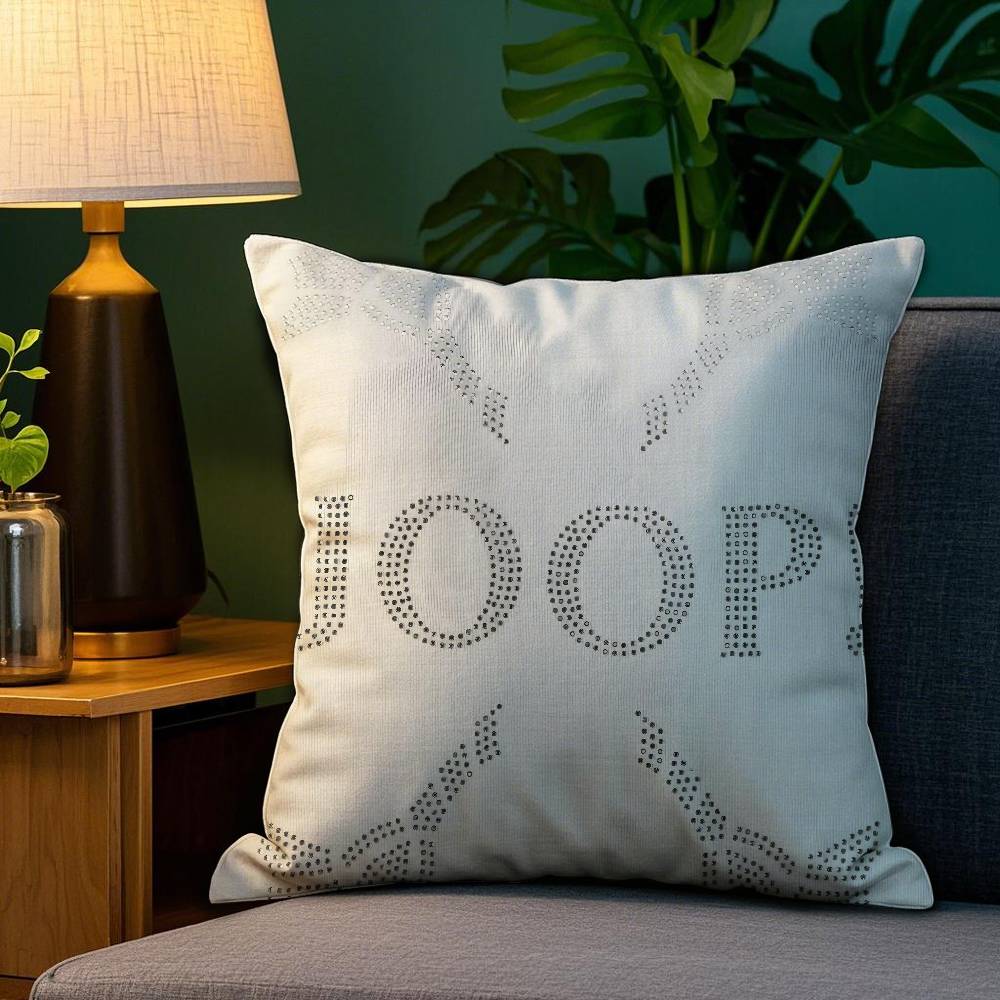 Custom J-JoopS Cool Pillow Case Anti-dustmite Pillowcase Invisible Zipper Silky Sofa Cushion Cover