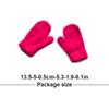 1 Pair Kids Mittens Comfortable Keeping-warm Mitten Thickened Children Clothes Accessory with ple Color for Outdoor Wearing