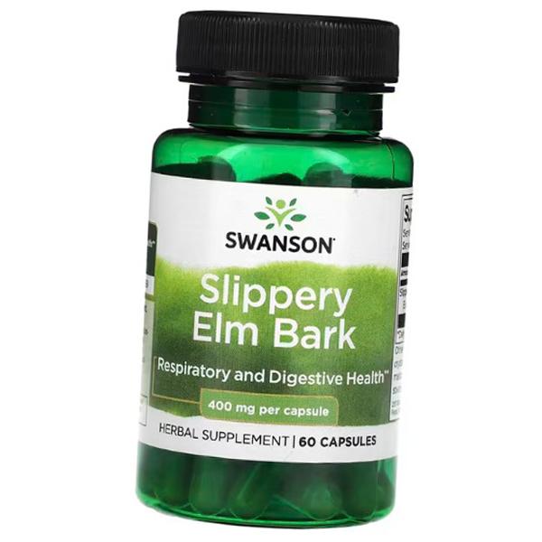 Скользкий вяз, Slippery Elm Bark 400, Swanson 60капс (71280330)