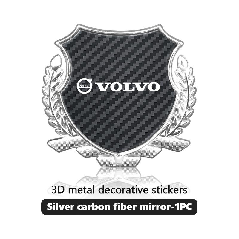 Car Body 3D Stickers Wheat Ears Styling Emblem Decals Decoration For Volvo S60 S80 S90 C30 XC40 XC60 XC70 XC90 V40 V60 V90 T6 TD9