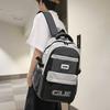 Новый рюкзак большой вместимости в корейском стиле, контрастного цвета, для старшеклассников и студентов колледжей, кампус, лес, городской простой рюкзак