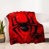 Black Spider Background Blanket Ultra-Soft Great for Livingroom Couch Chair for All Seasons Modern Gift for Travel Home Birthdays