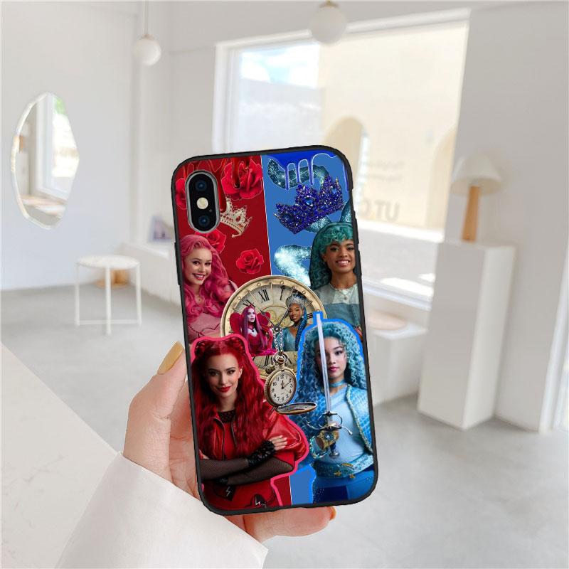 CJ33 Наследники Мягкий чехол для телефона iPhone 16 15 14 13 12 Pro Max Plus Mini