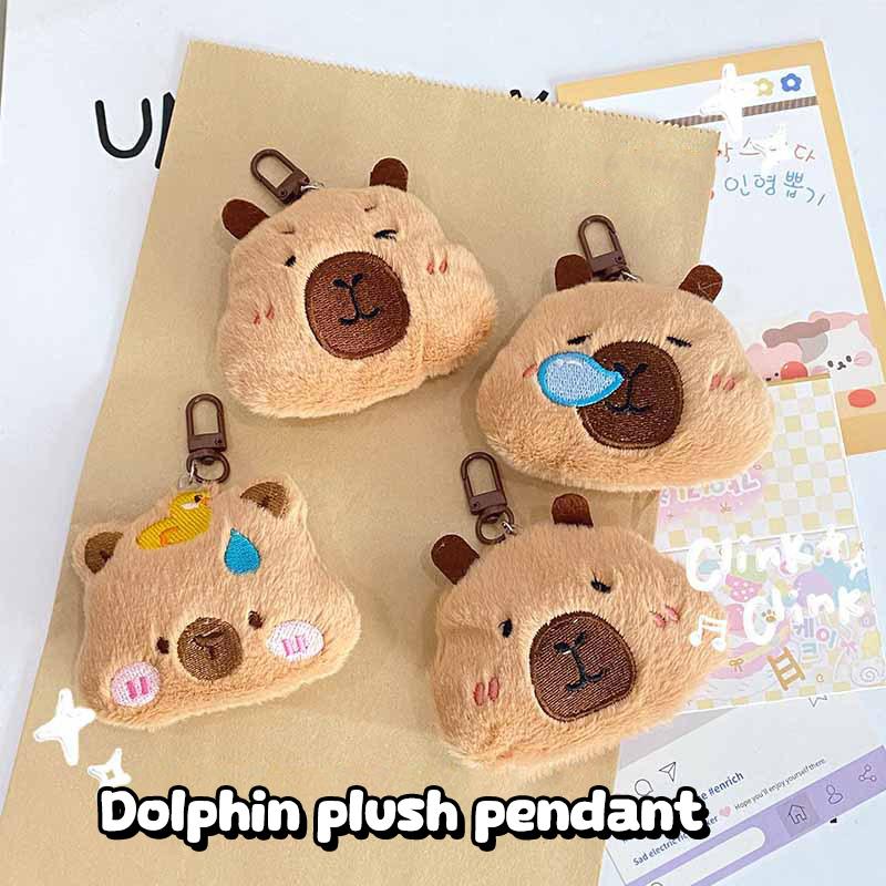 Creative Capybara Keychain Lovely Cartoon Pendant Funny Mini Fashion Keychain Kawaii Backpack Decoration Accessories Gifts