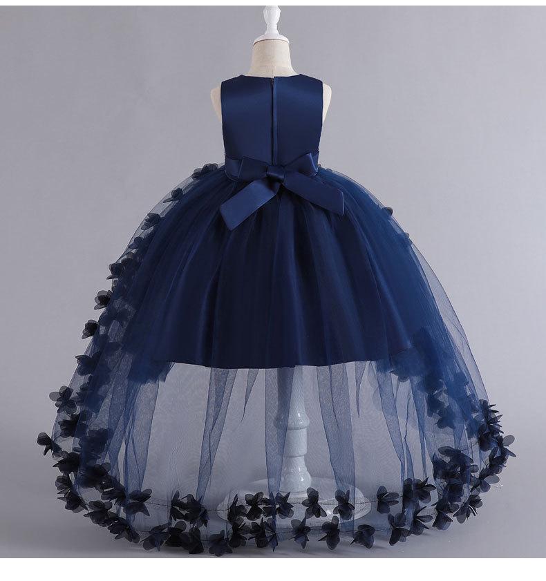 Детское пышное тюлевое платье принцессы для девочки-цветочницы - Свадебное и вечернее платье для выступления
