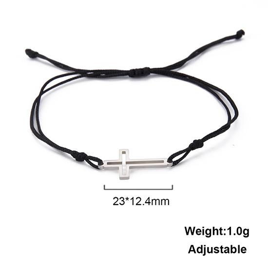 Retro Stainless Steel Personality Witch Knot Dog Paw Bracelet