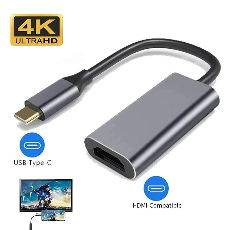 USB C To HDMI-Compatible Adapter Cable Type C To 4K HDTV Converter Cable USB 3.1 For Projector PC MacBook Pro Laptop Tablet HUAWEI