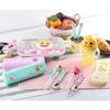 Izoum Pinkfong Children's Cutie Three-dimensional Correction Chopsticks Set, Mixed Colors, Correction Chopsticks+Spoon+Case, Korean Popular Tableware