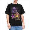 T Shirt For Men Infinity War Thanos Stained Glass T-Shirts 100% Cotton Tops Tees Summer Y2k Retro Short Sleeve Sports T-Shirts