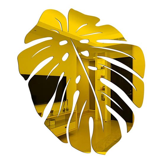 Полезная 3D-эффектная декоративная наклейка на стену в виде листа, удобная износостойкая наклейка на стену в виде листа