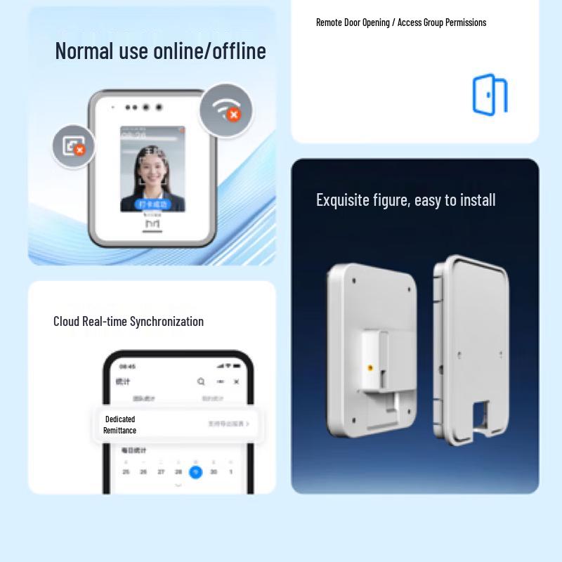 Система контроля доступа и учета рабочего времени Magic Dot Office с распознаванием лиц, штекер CN (адаптер в комплекте)