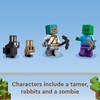 LEGO Minecraft Rabbit Farm 21181 Сборочный набор Игрушечный домик для кролика Игровой набор Возраст 8+ (340 штук)