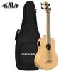 KALA U Bass Ukulele Base Solid Bamboo All Solid Bamboo Body UBASS-BMB-FS (Case Included) []