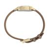 TIMEX Easy Reader Sustainable Women's Watch, TW2W32400, White Dial, Brass, Mineral Glass, Quartz Movement, Taupe