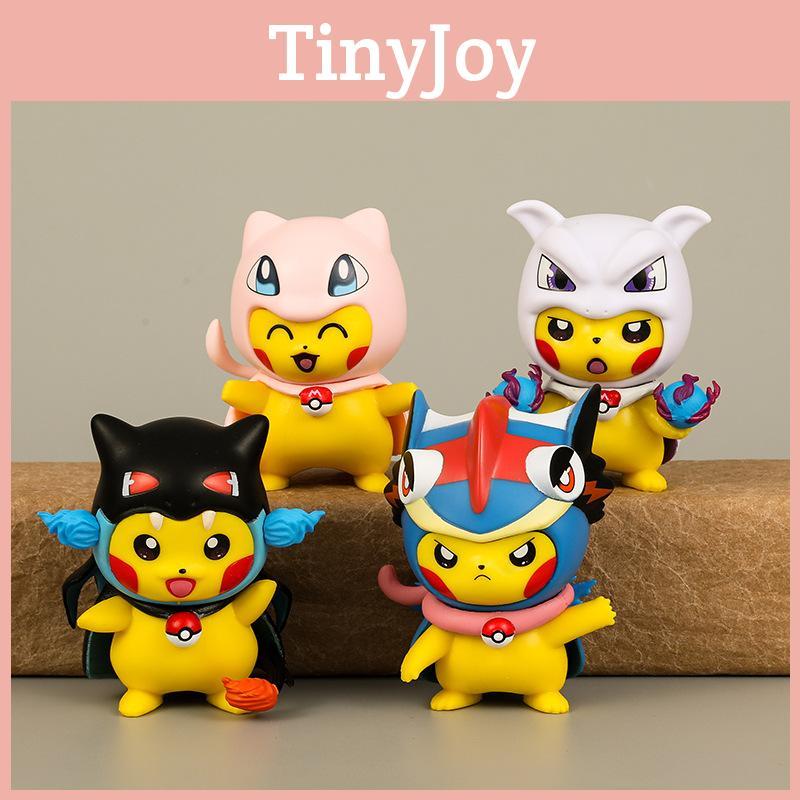 Adorable Pikachu Figurines Cartoon Character Pvc Toy Set For Fans