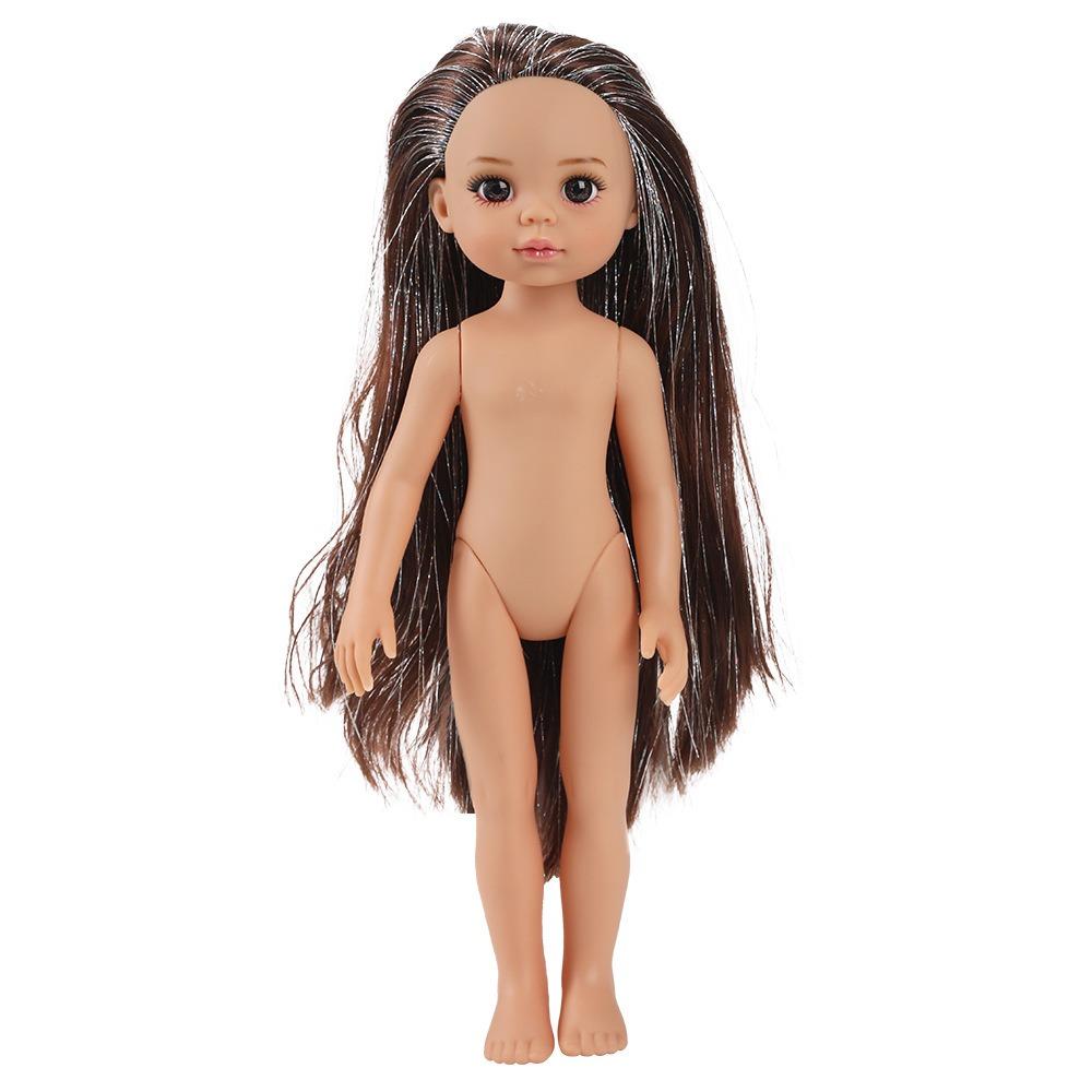 Кукла BJD для девочек, 30 см, карие глаза, гуманоидная кукла, нюд, кукла-реборн, игрушка, детские игрушки