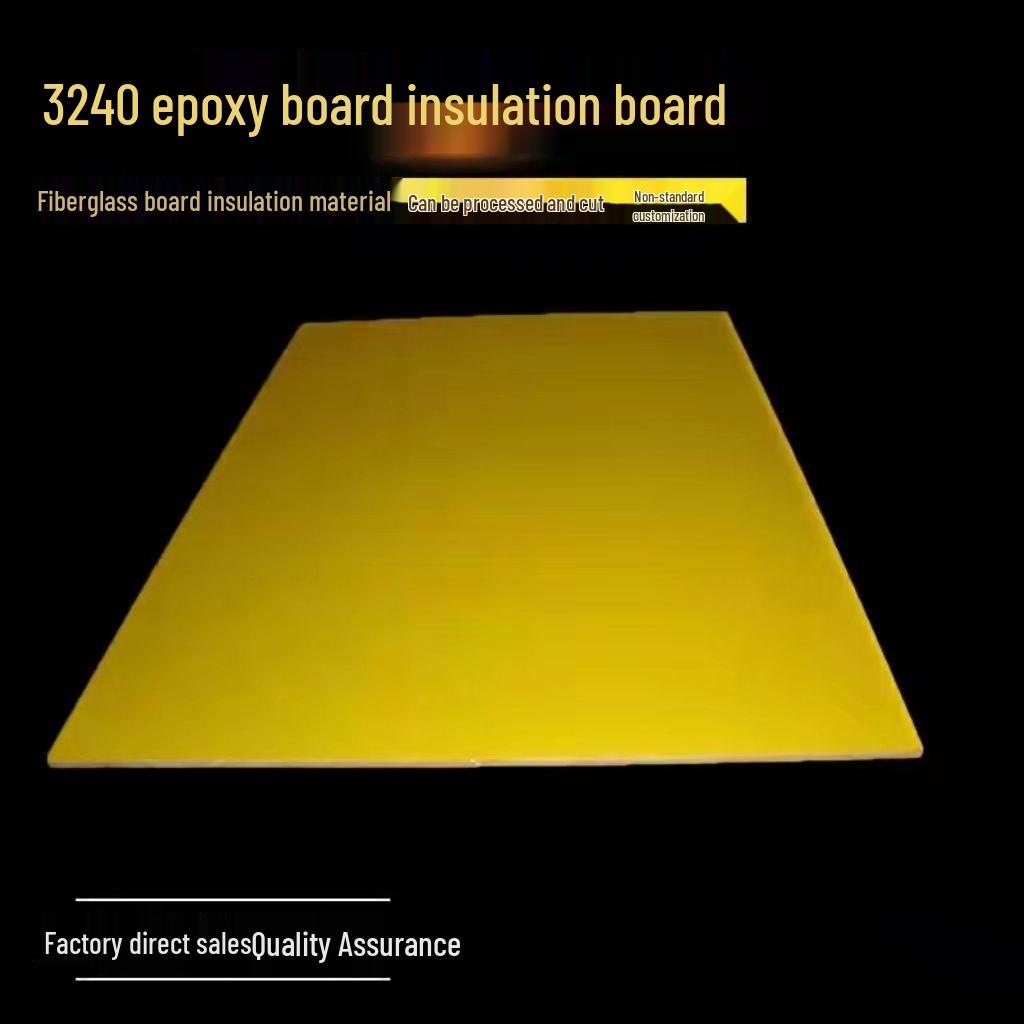3240 Эпоксидная смола Стеклотекстолит: Высокотемпературный, водонепроницаемый, антикоррозийный изоляционный лист для гравировки и резки литиевых батарей.