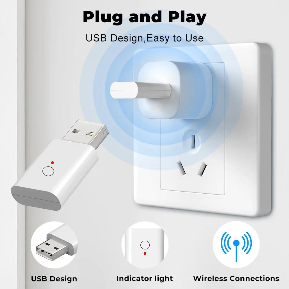 Повторитель сигнала ZigBee 3.0 USB-удлинитель Усилитель сигнала для устройств ZigBee Умный дом Автоматизация Работает с Home Assistant Z2M