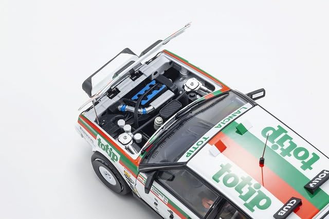 Kyosho Original Lancia Delta HF 4WD Targa Florio Team Lancia Totip Completed Product 1/18 1987#1