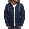 Men's  Winter Zipper Warm Down Jacket Packable Light  Coat