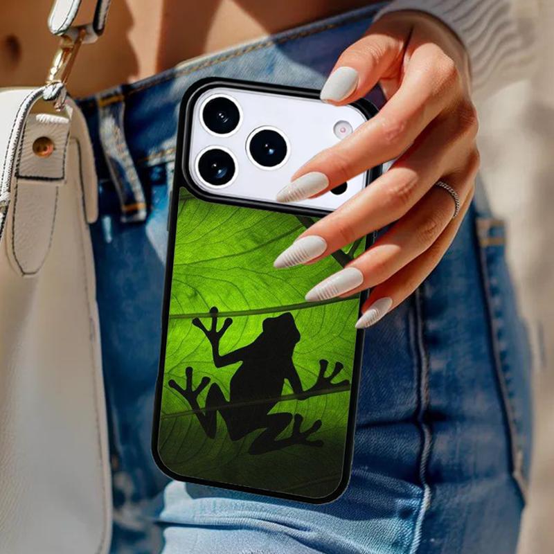 Чехол для телефона с лягушкой, милые животные, для iPhone 17 Air 14 15 13 12 Max, чехол для Apple 14 15 16 16e 11 Pro Max Plus
