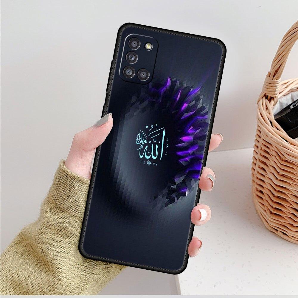 Covers Case Muslim Islam Bismillah Allah For Samsung A71 A72 A02s A12 A41 A51 A21s A31 A52 A32 4G A53 A22 A73 A52s 5G A33