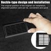 2pcs Car Air Outlet Cover Under Seat Vent Protection Cover Decoration Modified Dustproof Protect Covers For Tesla Model Y
