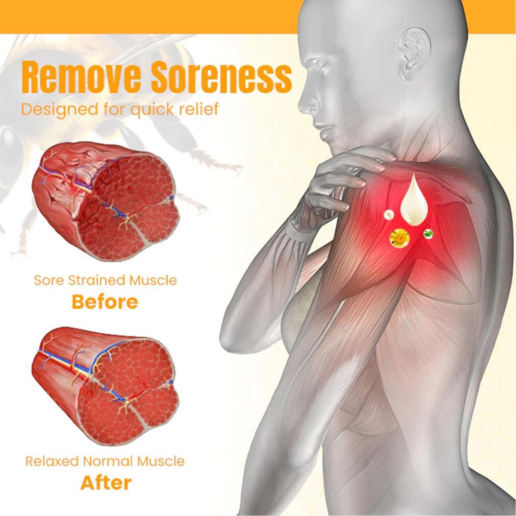 Bee Joint & Soothing Collagen Paste Relieves Joint Muscle Soreness Promotes Massage Joint Health Care Paste