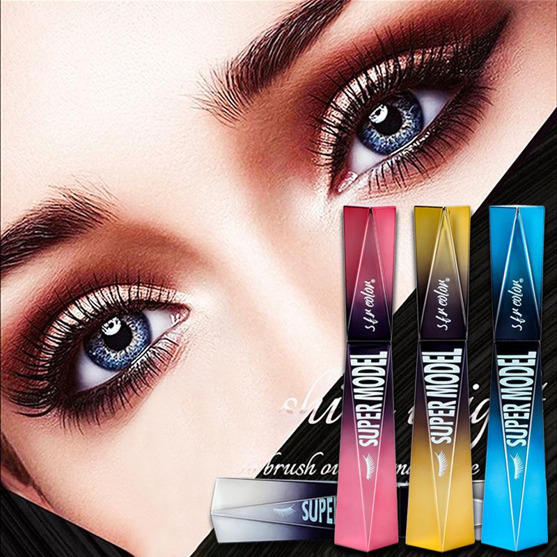 4 Mascara Waterproof Long-lasting Mascara Cream Without Smudging