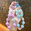 Beaded Mobile Phone Strap Candy Color Car Keychain Gifts Bag Pendant