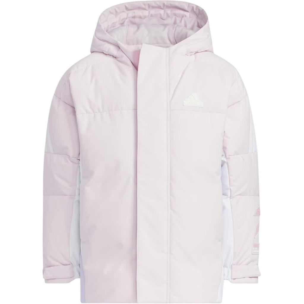 Adidas FW24 Down Jacket Children Aged 3 7 Years Old Pink JI8628