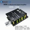 ZK-1002L Плата усилителя Bluetooth 5.0 100 Вт×2 DC 12 В 24 В Мини-стерео цифровой аудиомодуль с переключателем громкости и Черно-золотым радиатором