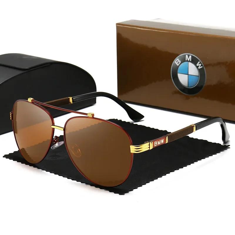XMYF2 Hot For BMW For BMW X1 X3 X5 X7 F10 F20 F30 G20 G30 F15 E46 E39 E60 E90 Car High End Polarized Glasses Anti Glare Sunglasses Dri