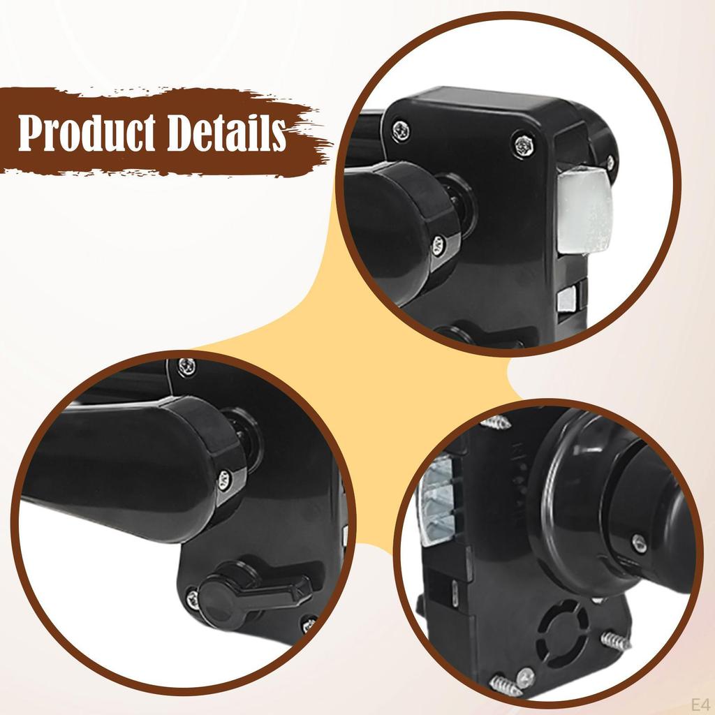 RV Toilet Door Lock Bathroom Metal Furniture Hardware Easy Installation Latch Level for