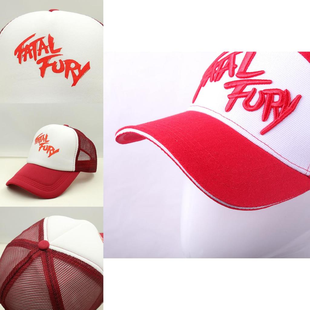 Fatal Fury Терри Богард Вышитая Хлопковая Бейсболка Хип-хоп Стиль