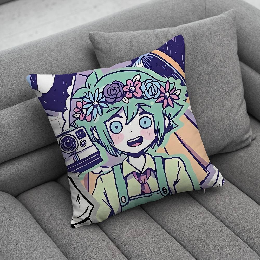 RPG Omori Cartoon pillowcase casual style decoration suitable for home decoration excluding pillow core
