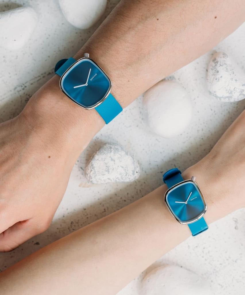 Часы Pebble Blue [Bering] 18040-307 Мужские