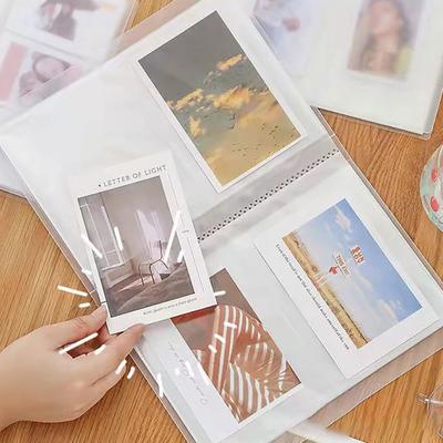 Новый Коллекционный Книга Фотоальбом ПВХ Прозрачный Держатель для Фотокарточек 3/4/5/6 Дюймов 80/160 Отсеков Держатель для Фотокарточек Идол Звезда