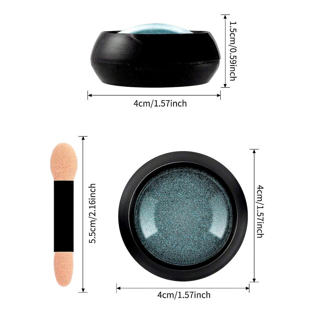 Electroplating Magic Mirror Nail Art Titanium Glitter Powder Set