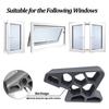 3D Window Stopper Anti-Slip Door Wedge Multi-use Track Lock Stopper  Balcony Doors